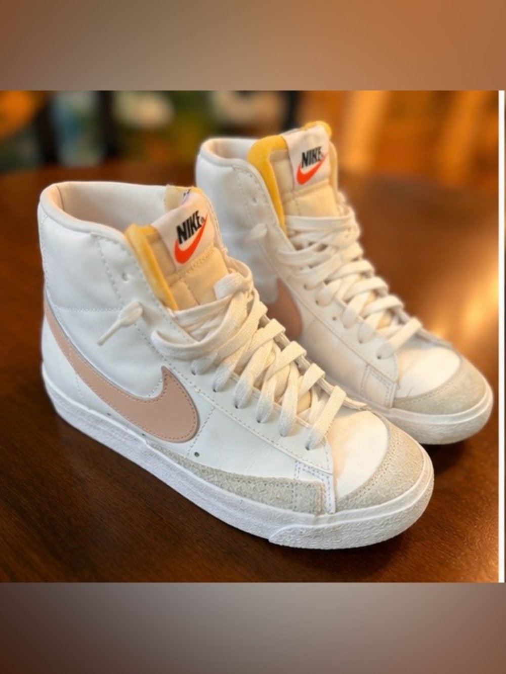 Nike Blazer Mid ‘77 Vintage White Pink Women’s Size 7